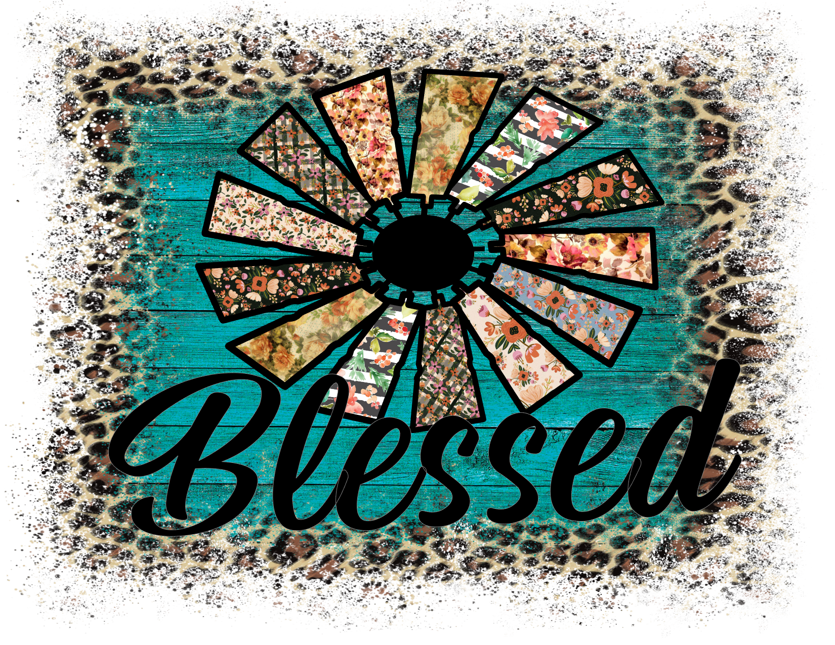 #19 Blessed (turquoise)
