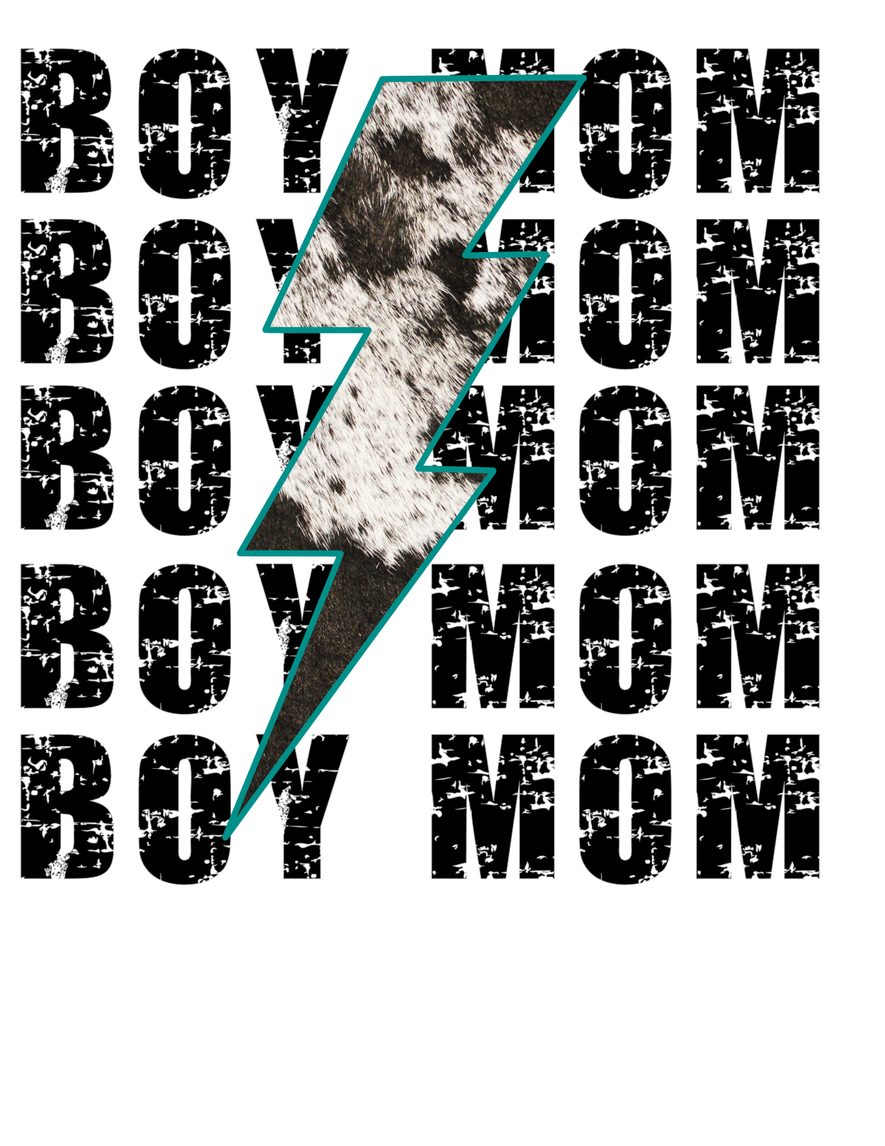 #341 Boy Mom Stacked Western