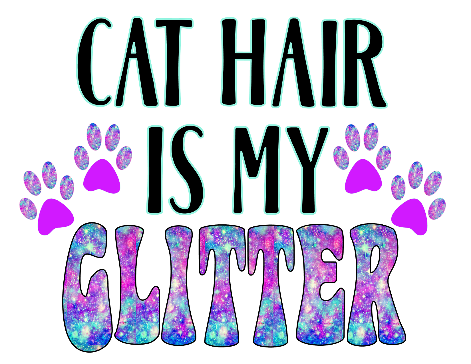 #302 Cat Hair is my Glitter