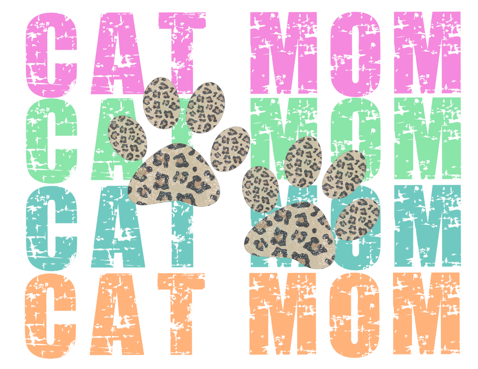#331 Cat Mom Stacked