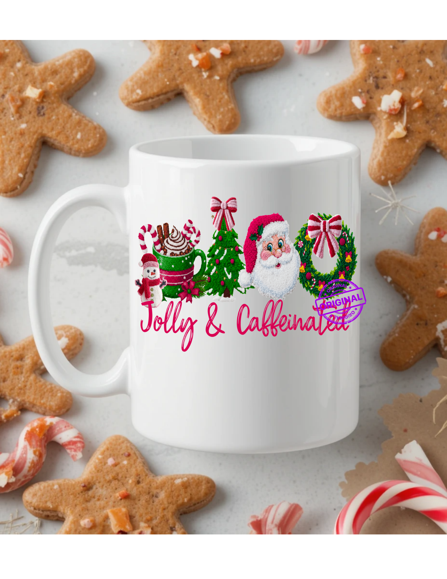 Jolly & Caffeinated Coffee Mug