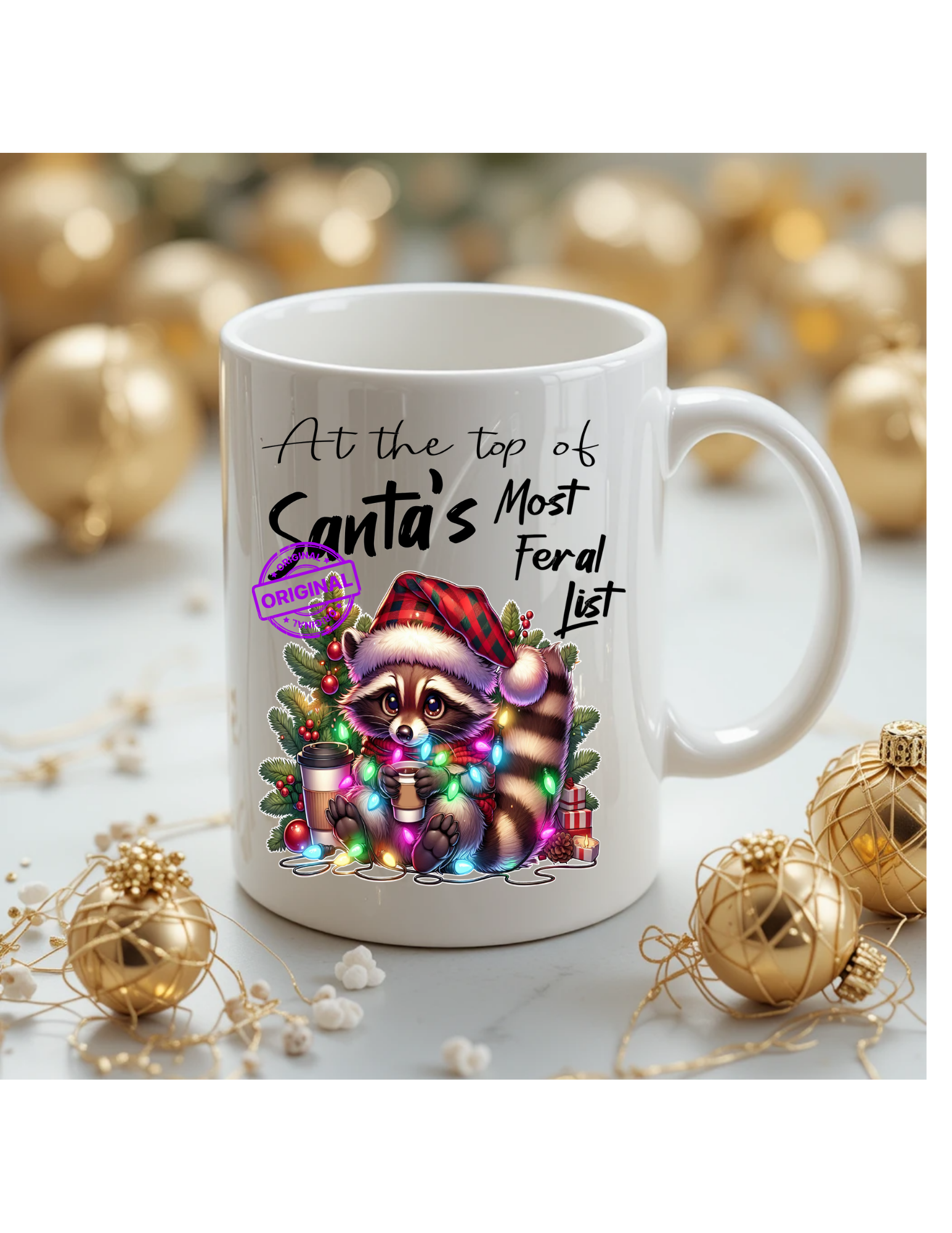 Santa's most Feral List Coffee Mug