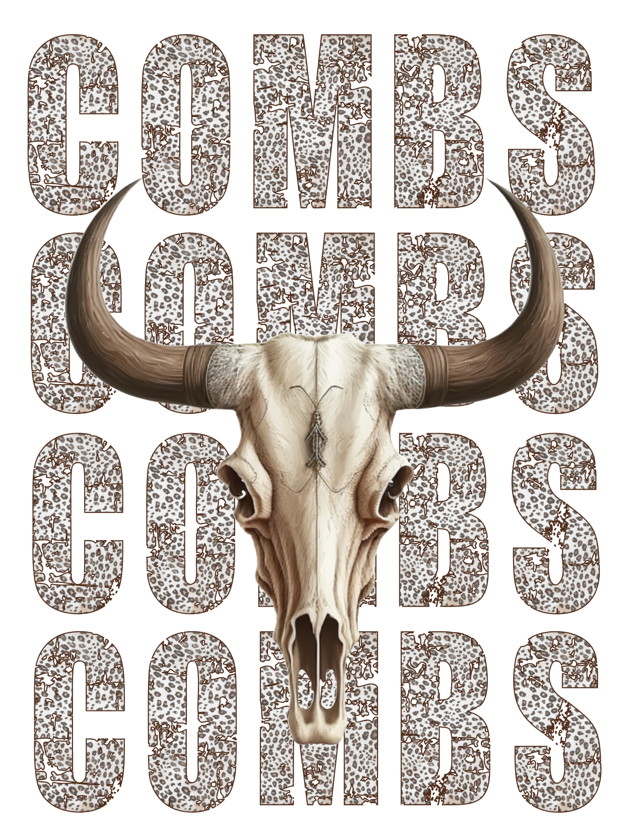 #36 COMBS COMBS COMBS COMBS (leopard)