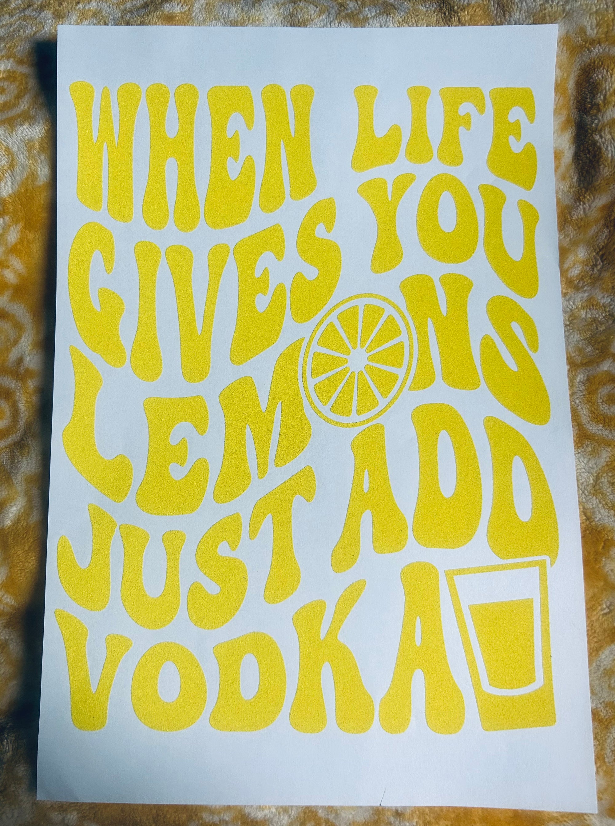 Single Color Screen Print Transfers