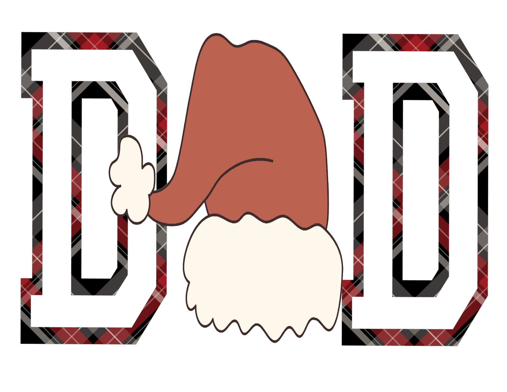 #41 DAD (Santa Hat)