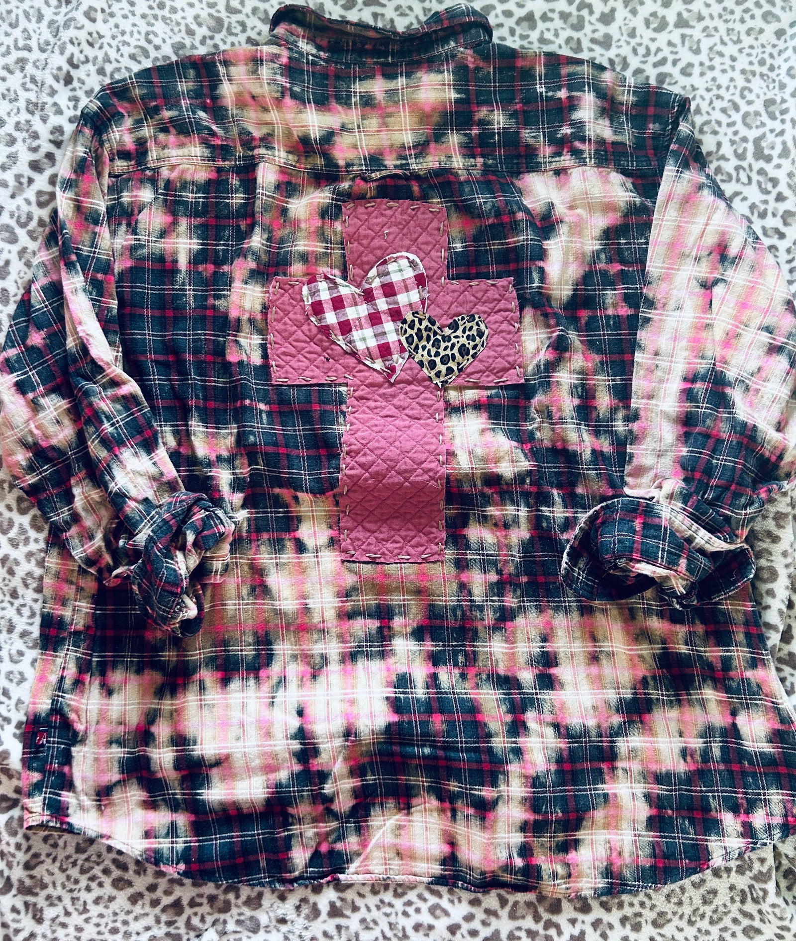 4X Upcycled Bleached Flannel
