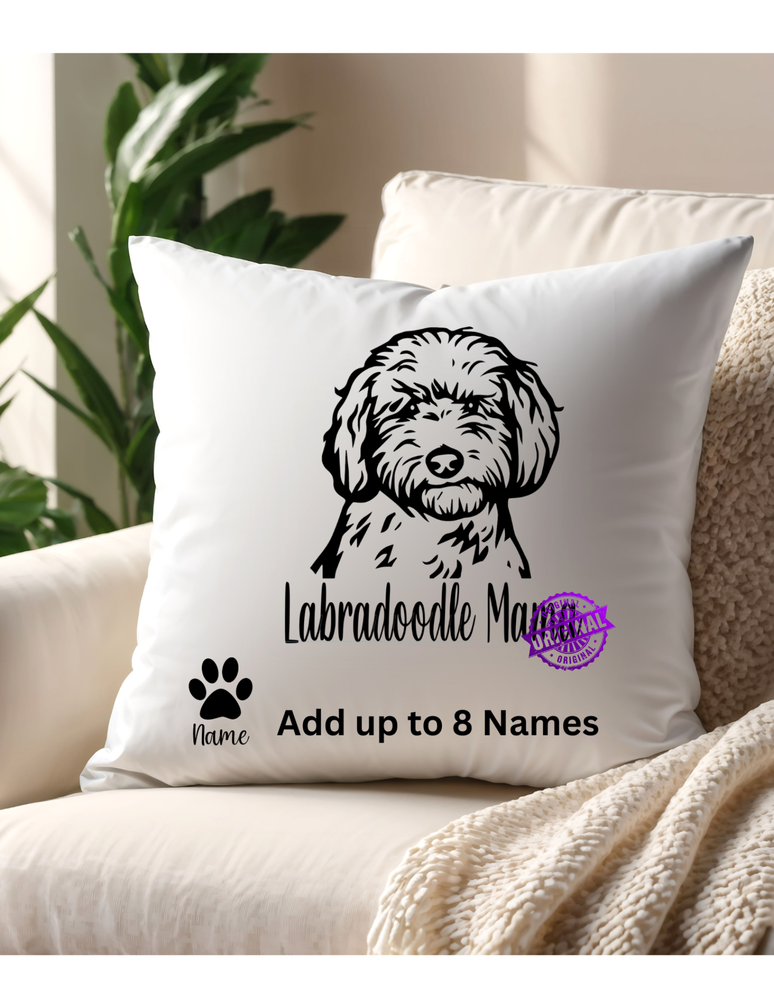 Dog Breed Pillow Cover