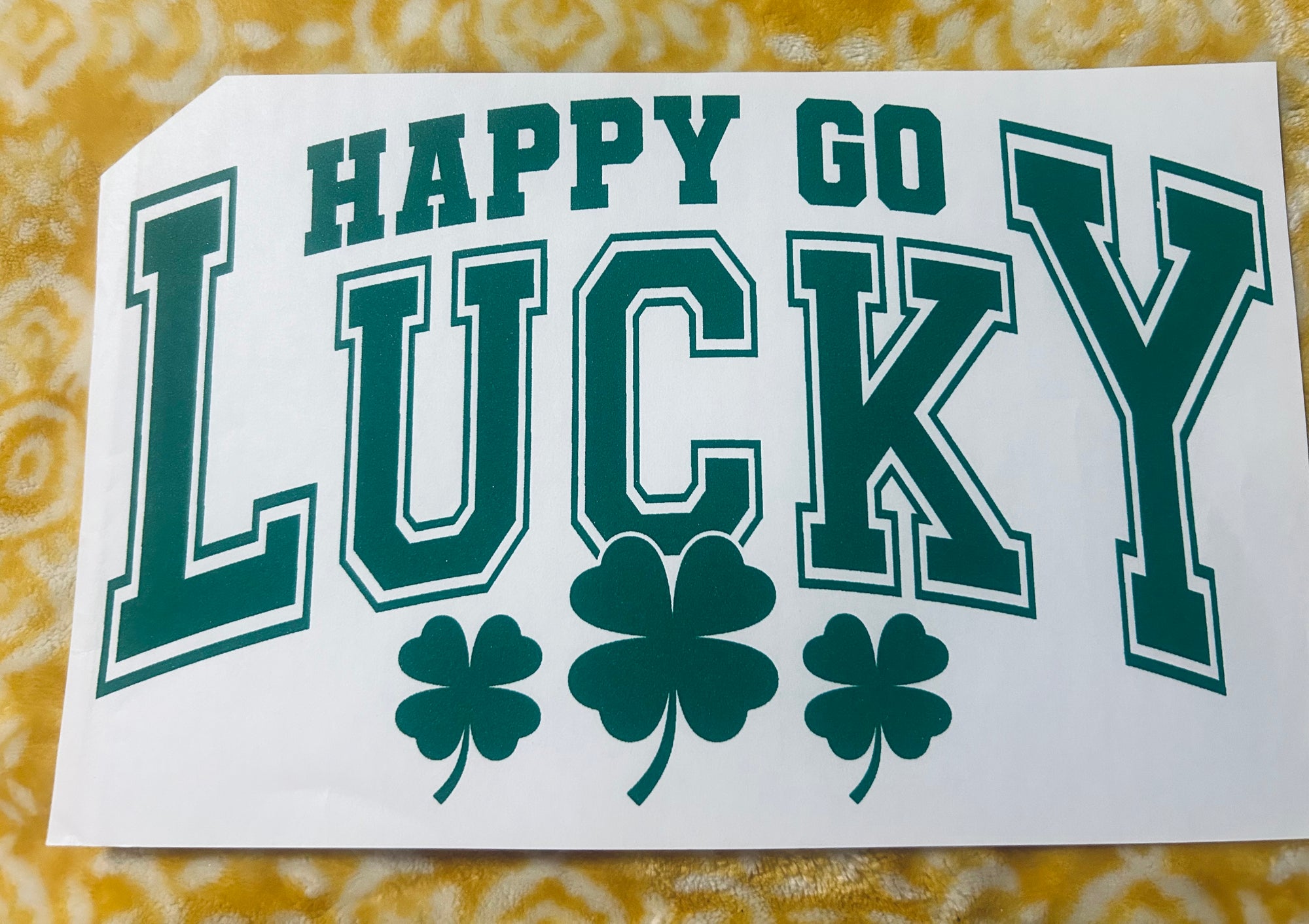 Single Color Screen Print Transfers
