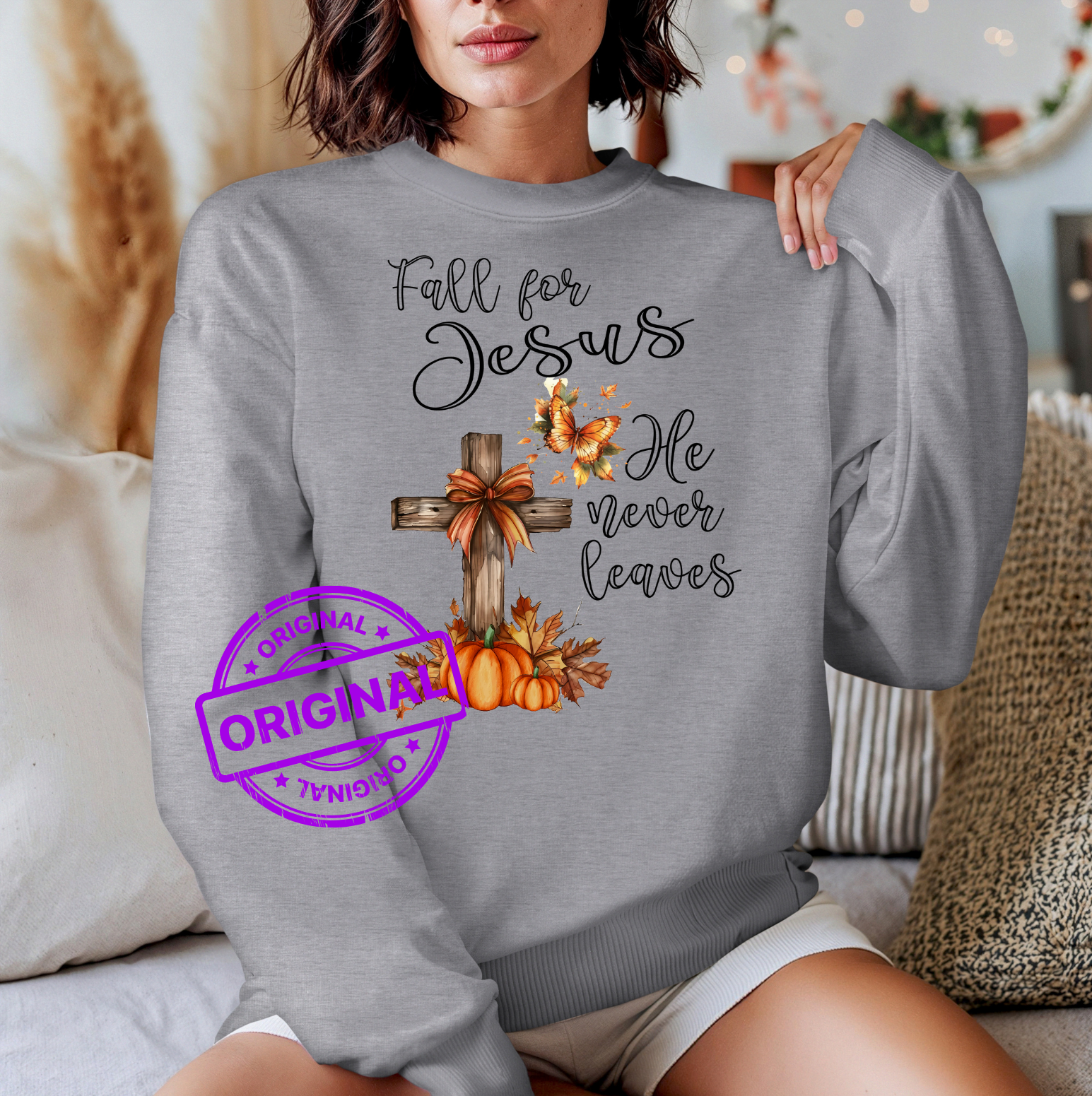 Fall for Jesus He never Leaves Cross