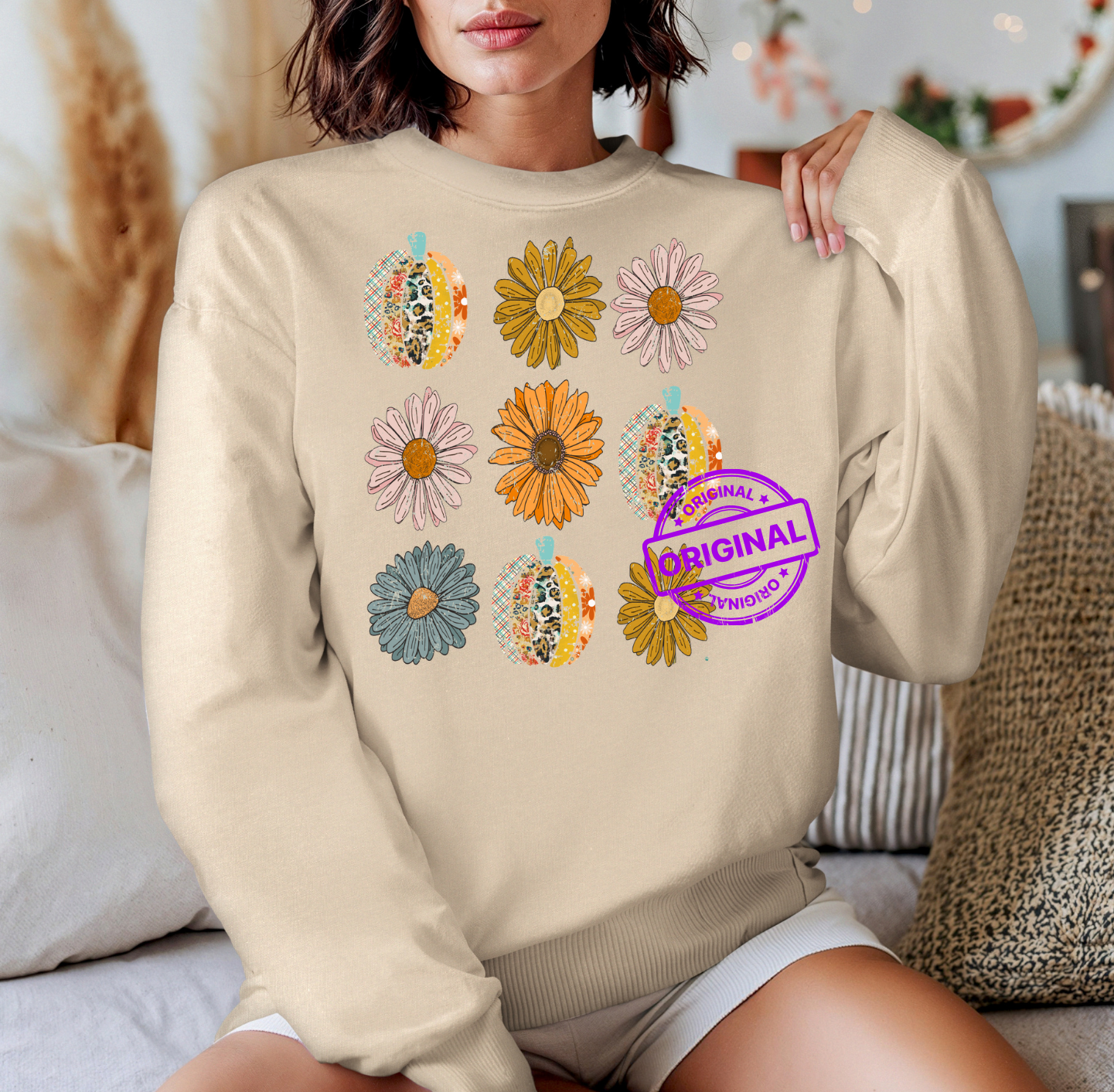 Flowers & Pumpkins 9 stack