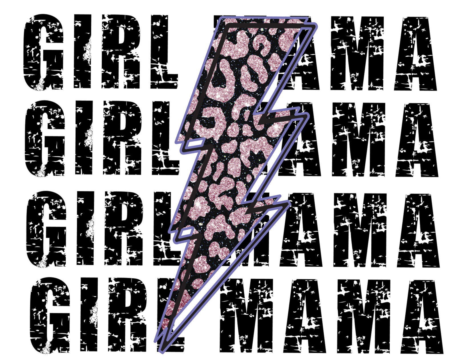 #393 Girl Mama Stacked(can me any name)