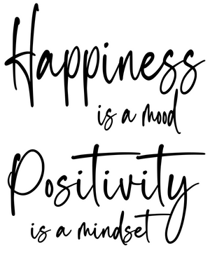 #245 Happiness is a mood Positivity is a Mindset
