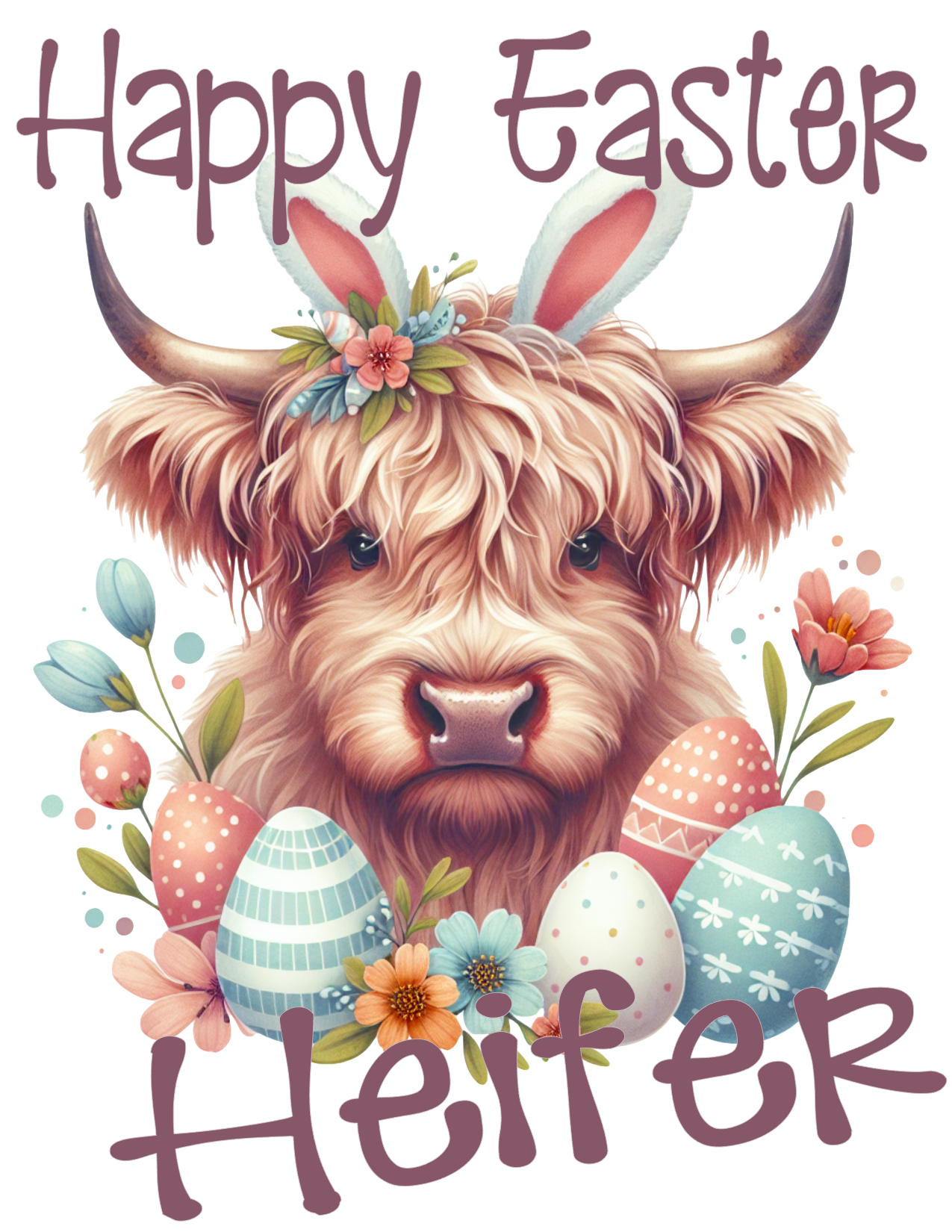 #336 Happy Easter Heifer