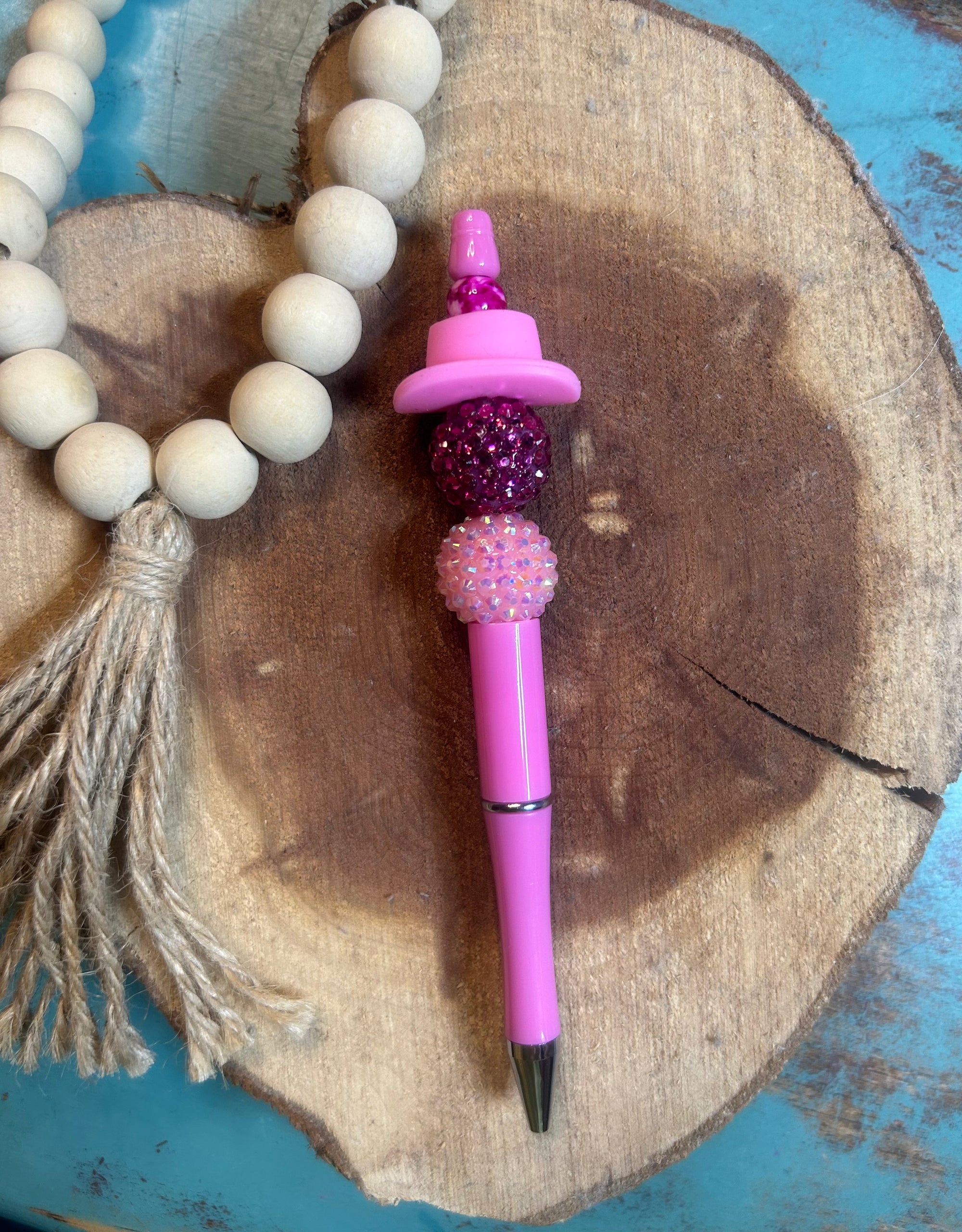 Pink Solid Pen Pink Hat