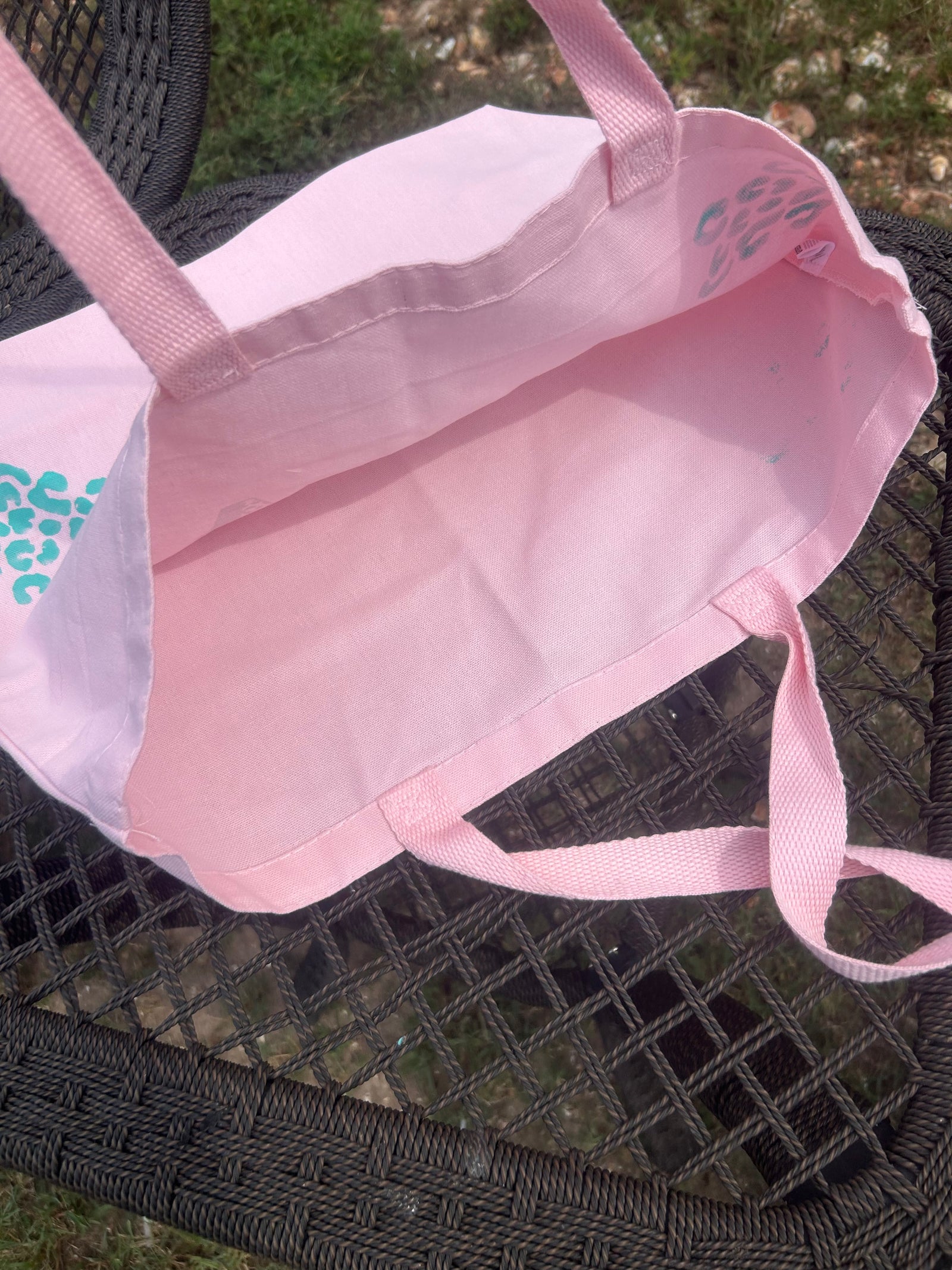 Light Pink Tote Bag Mama all day every day
