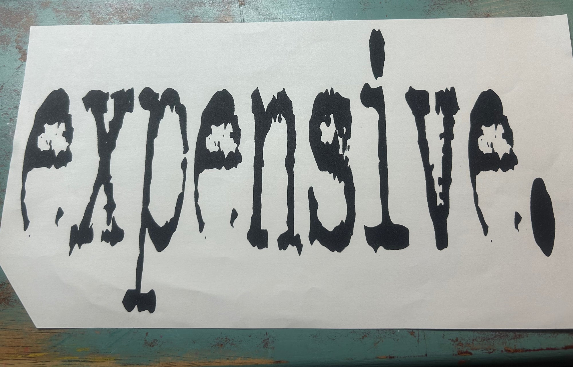 Single Color Screen Print Transfers