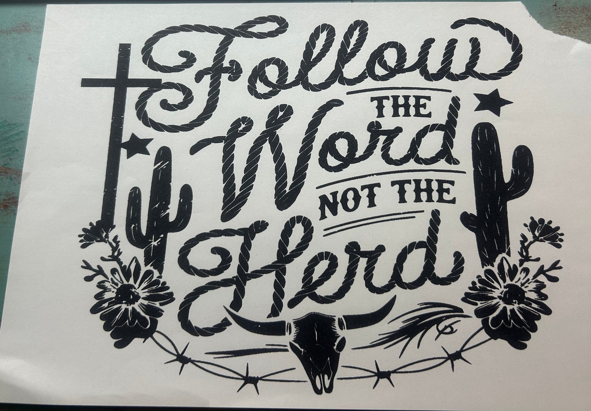 Single Color Screen Print Transfers