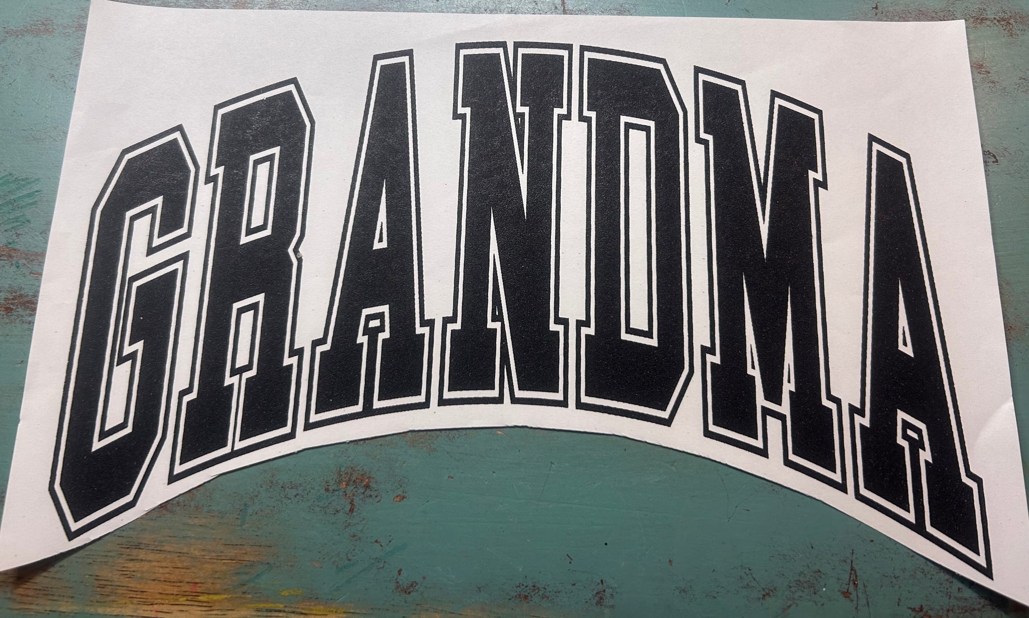 Single Color Screen Print Transfers