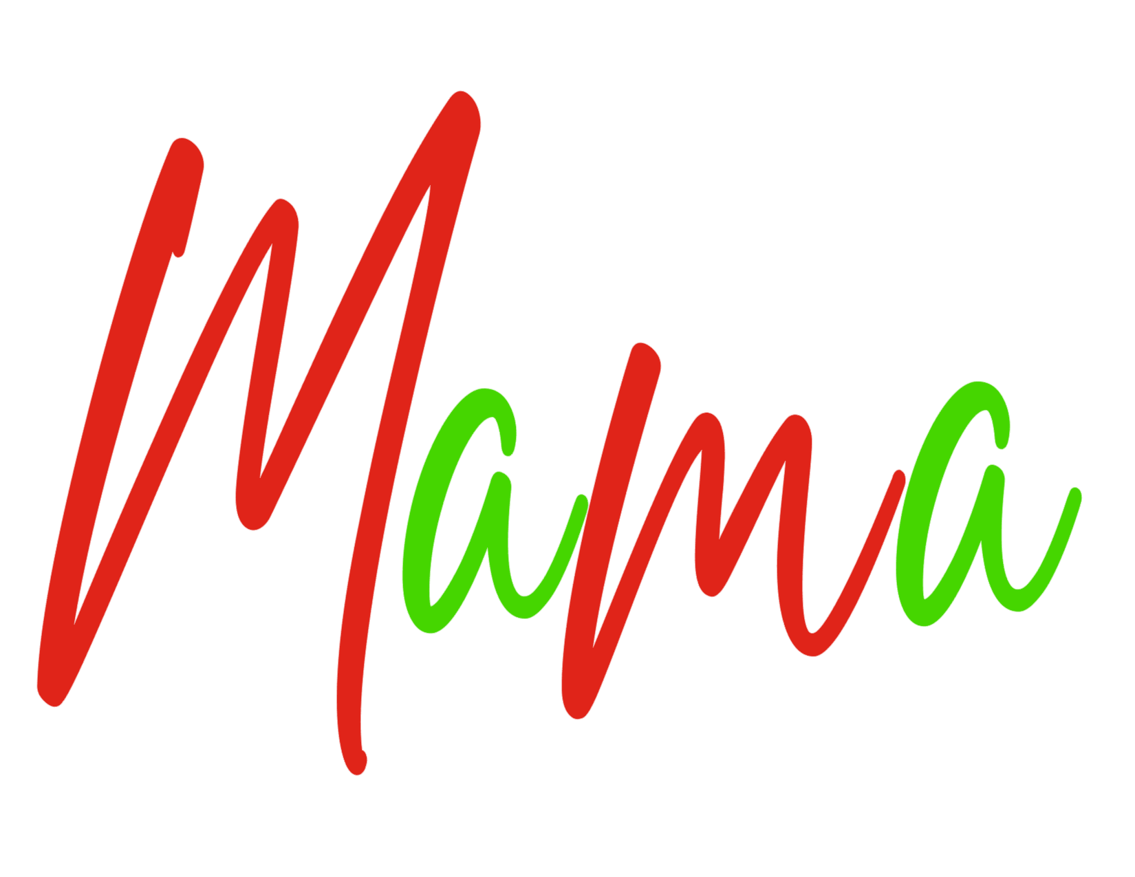 #123 MAMA (Red Green)(can me any name)