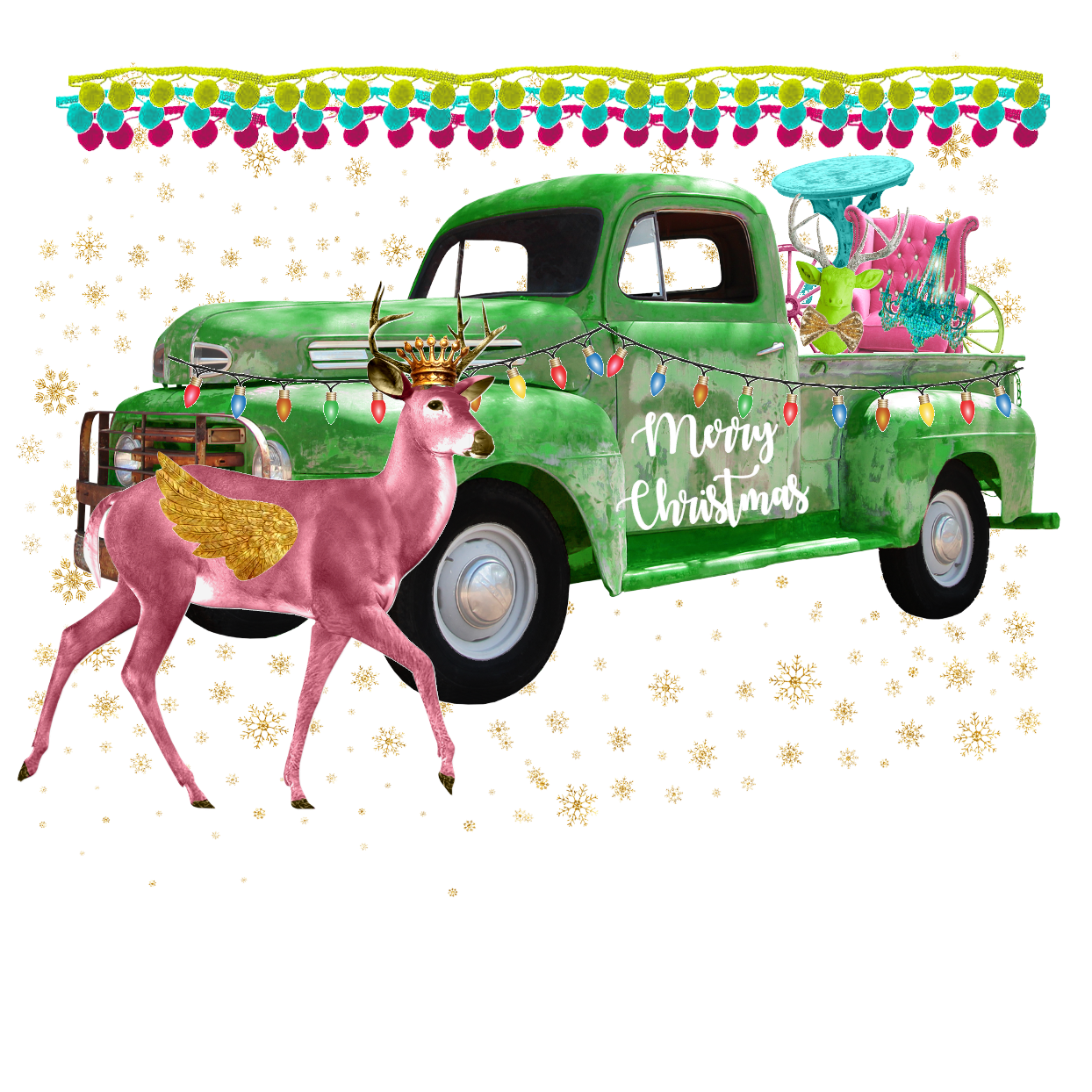 #128 Merry Christmas (truck)