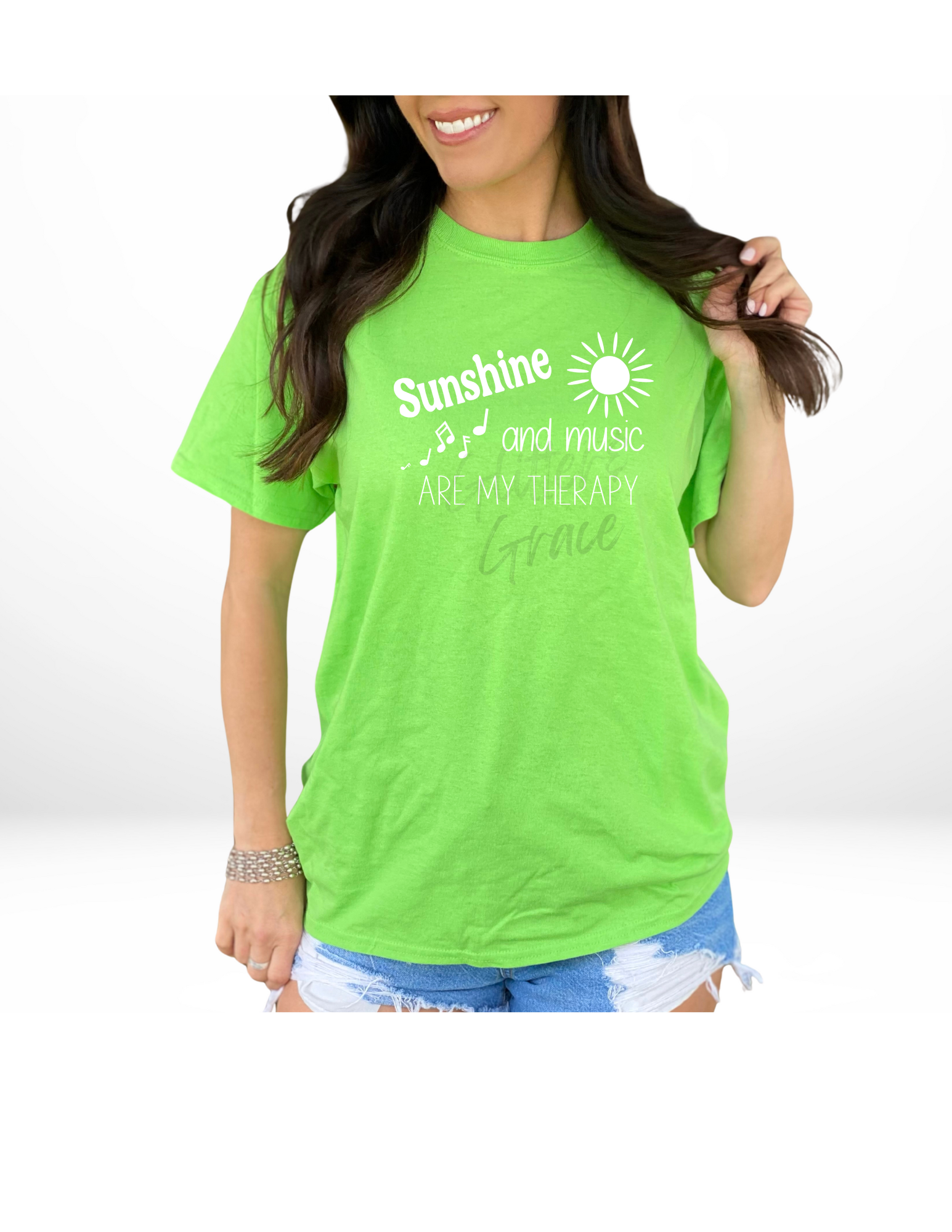 Sunshine & Music are my Therapy Tshirt