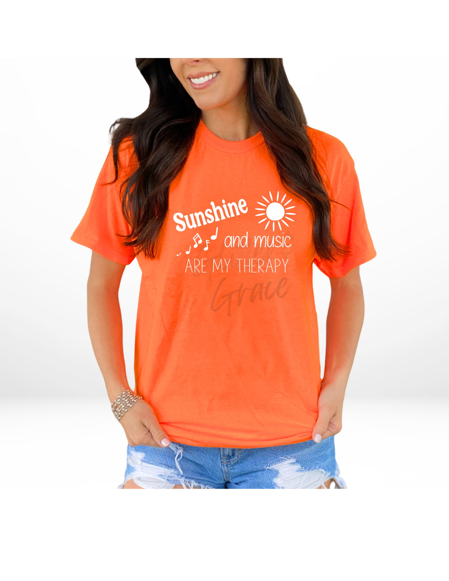 Sunshine & Music are my Therapy Tshirt