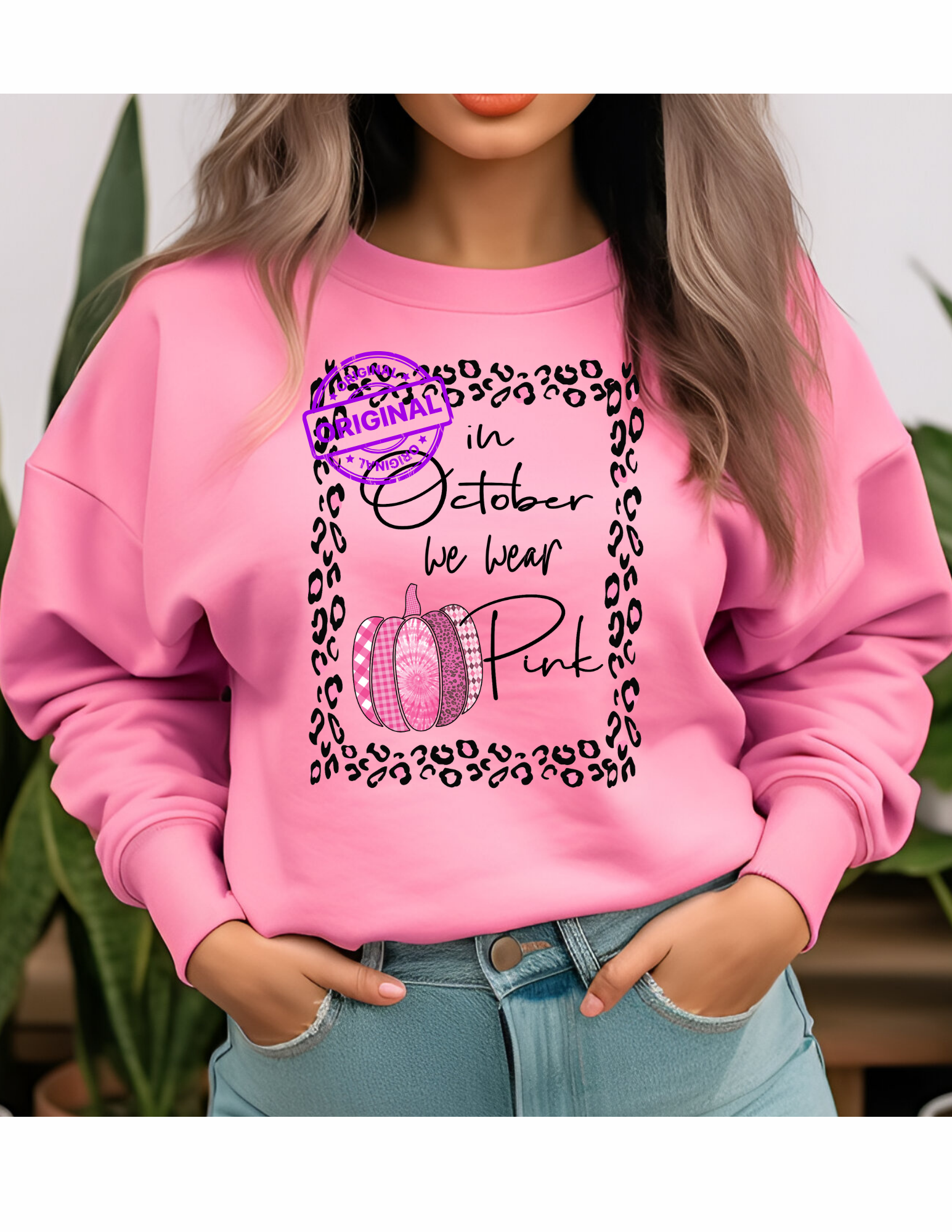 In October we wear Pink Leopard