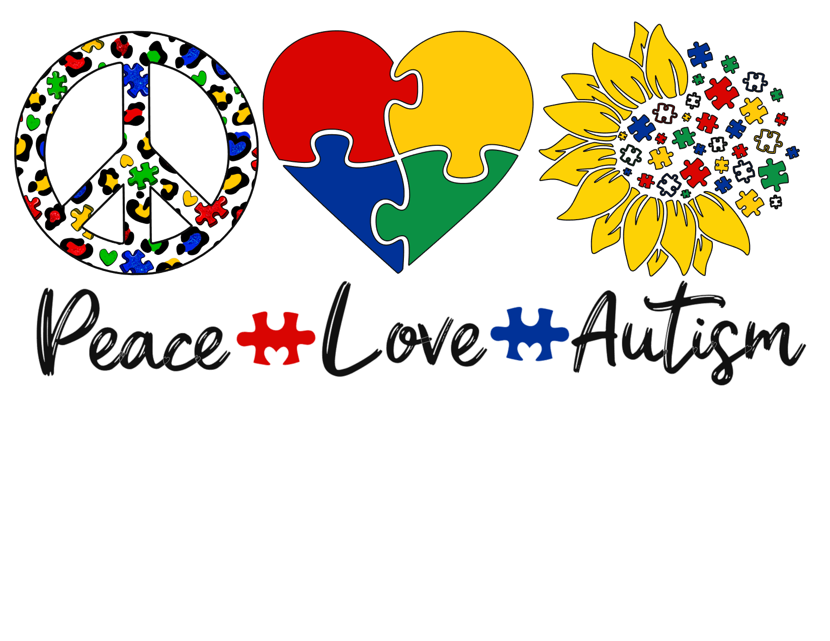 #390 Peace Love Autism