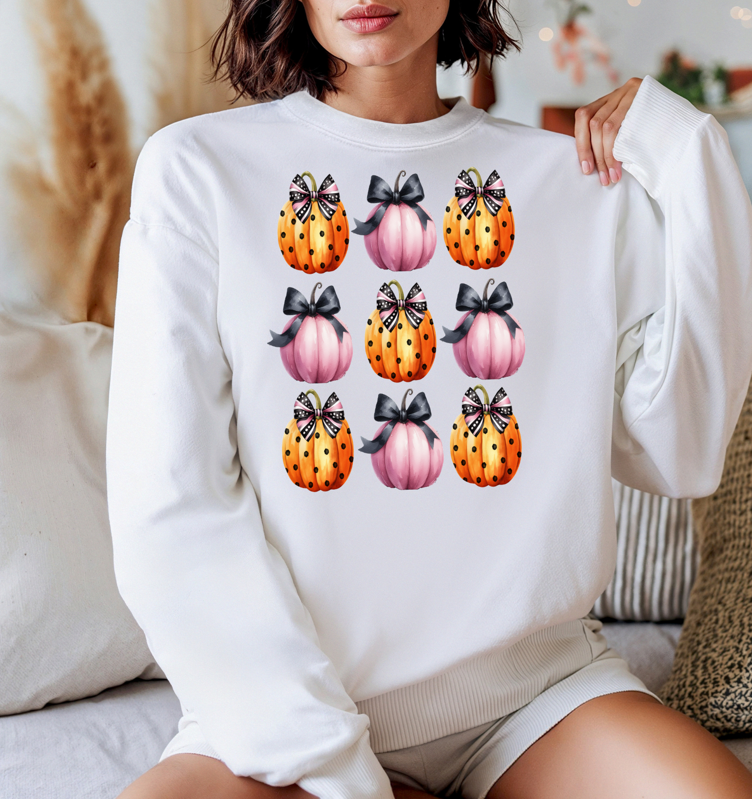 Pink & Orange Pumpkin 9 Stack