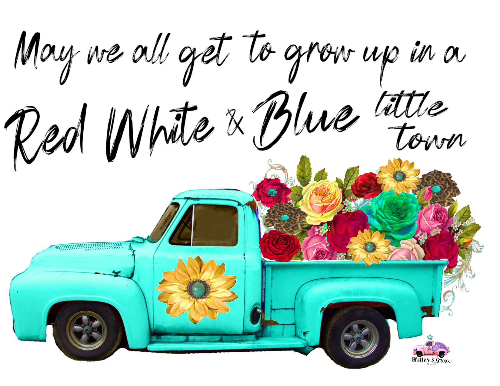 #402 May we all get to grow up in a Red White & Blue little town