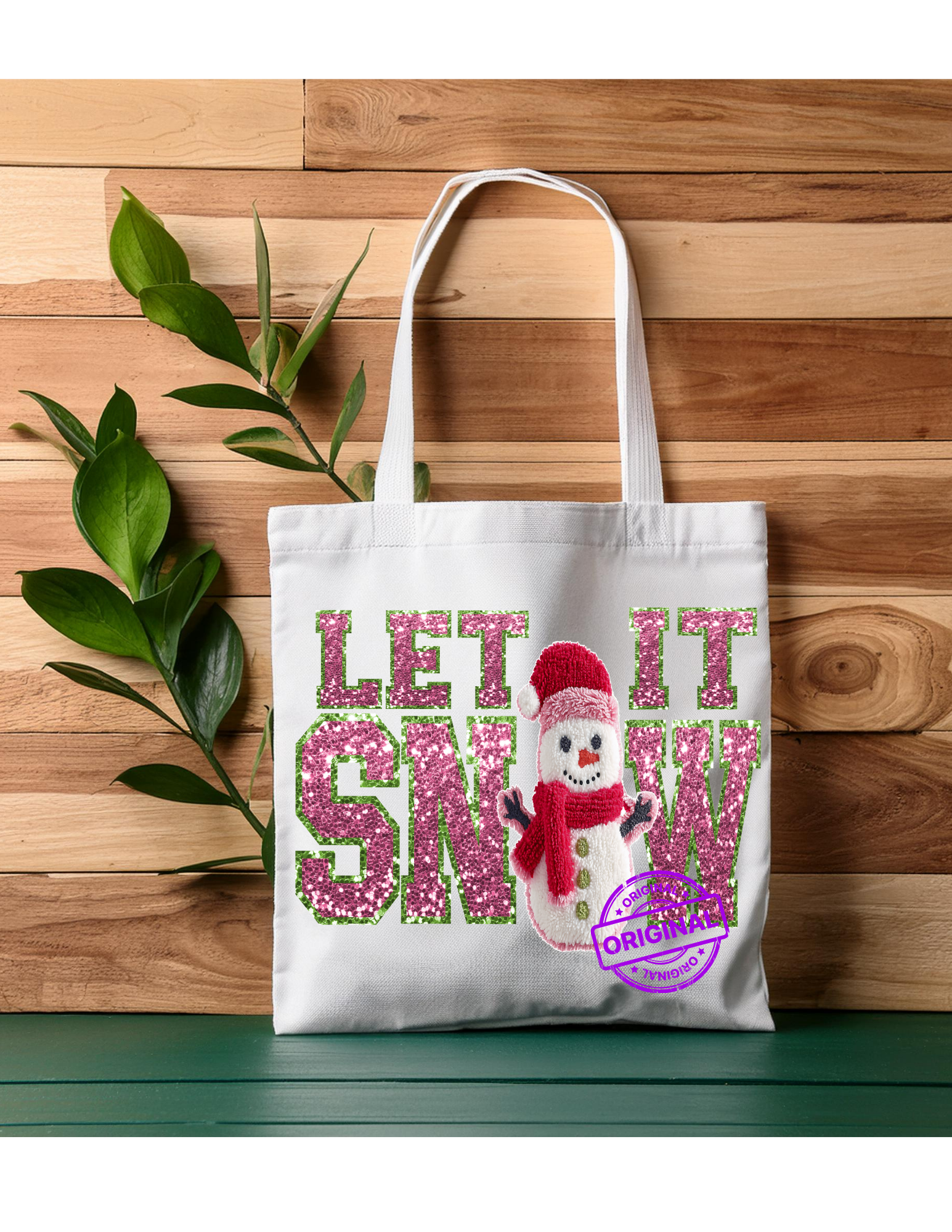 Let it Snow Tote Bag