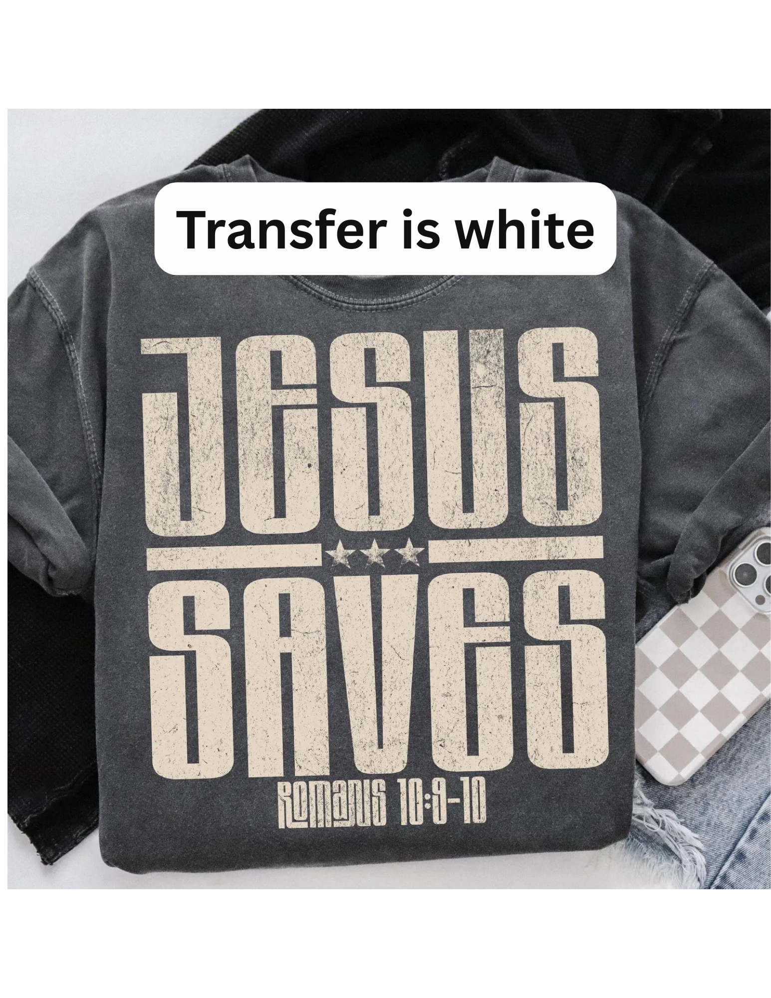 Single Color Screen Print Transfers