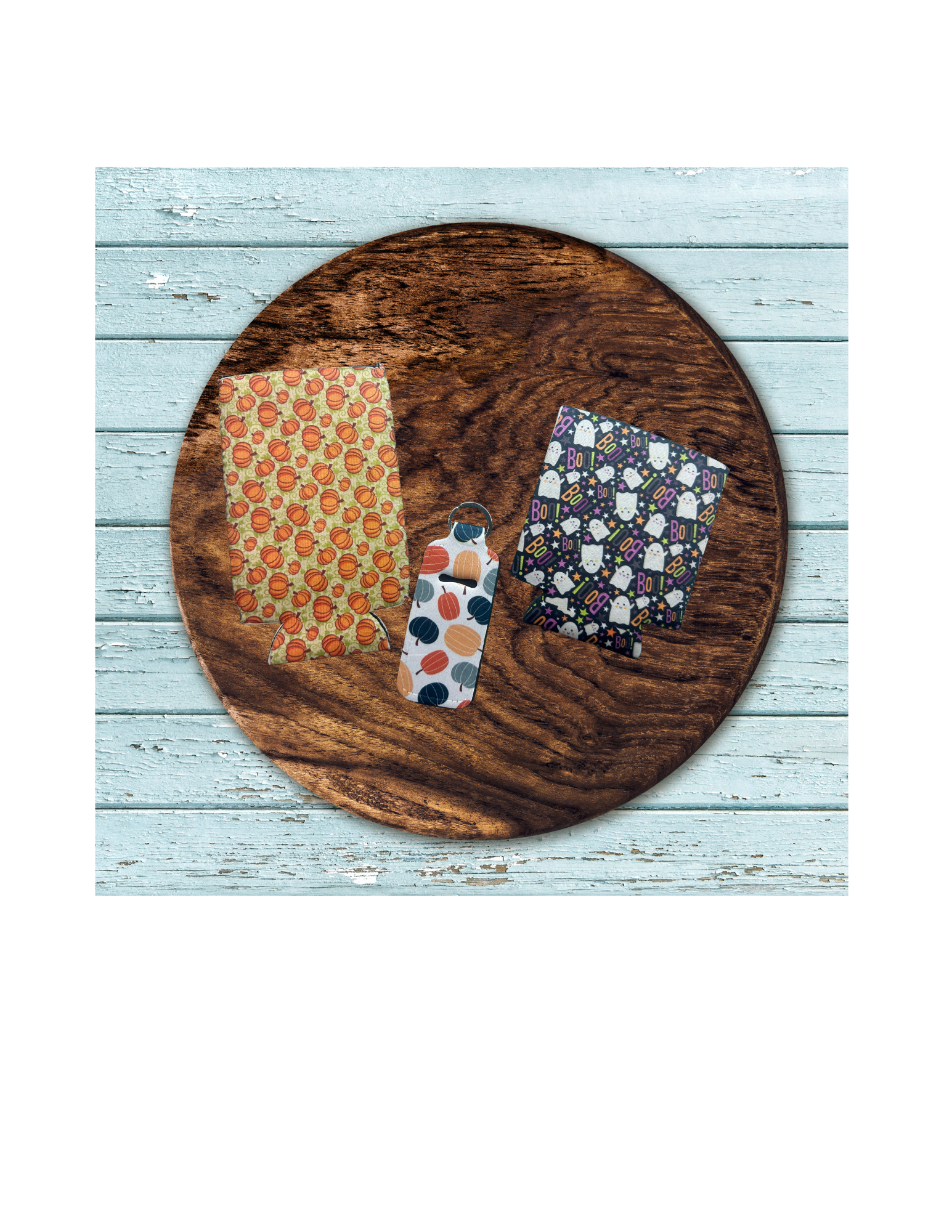 3-piece Fall Koozie/Chapstick holder set