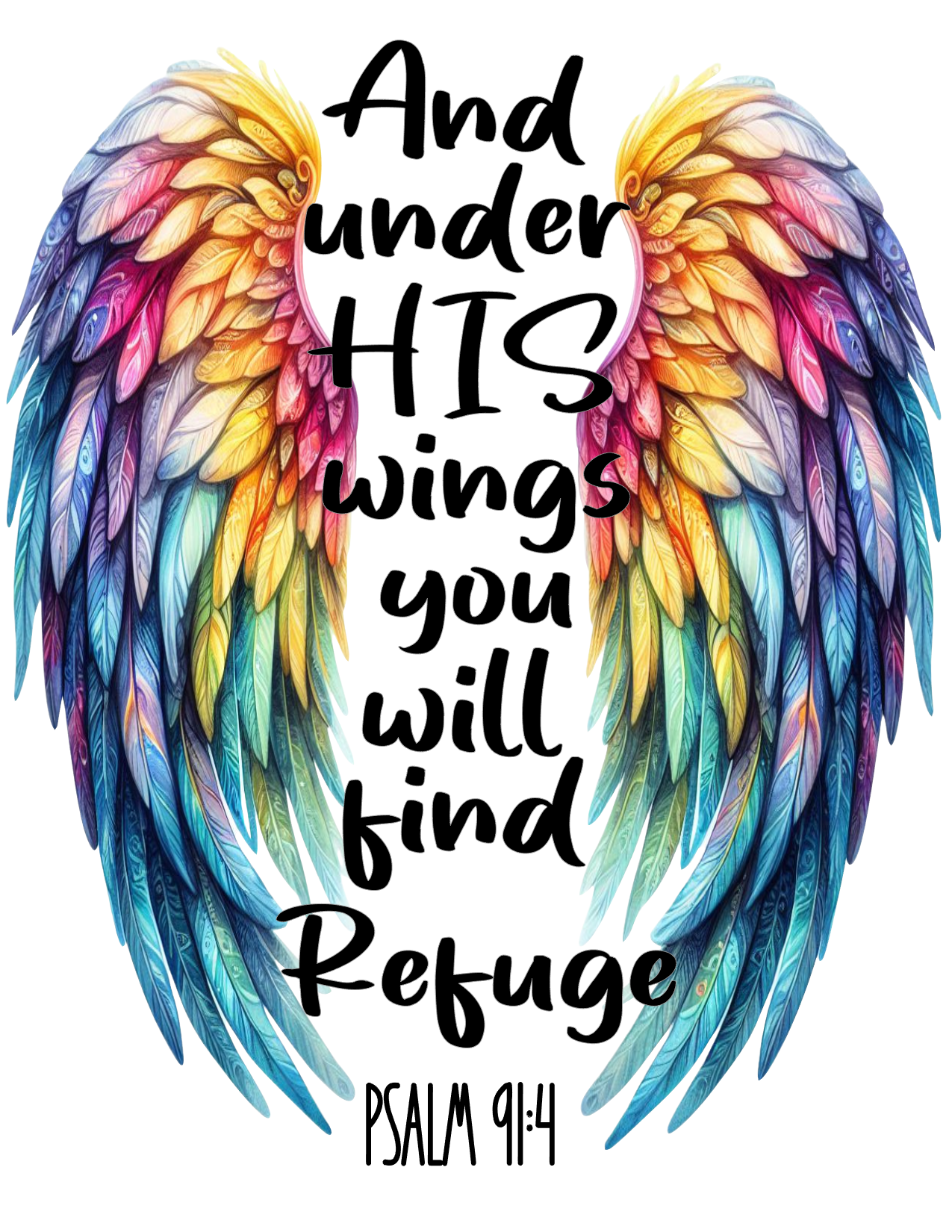 #290 And under HIS wings you will find Refuge Psalm 91:4