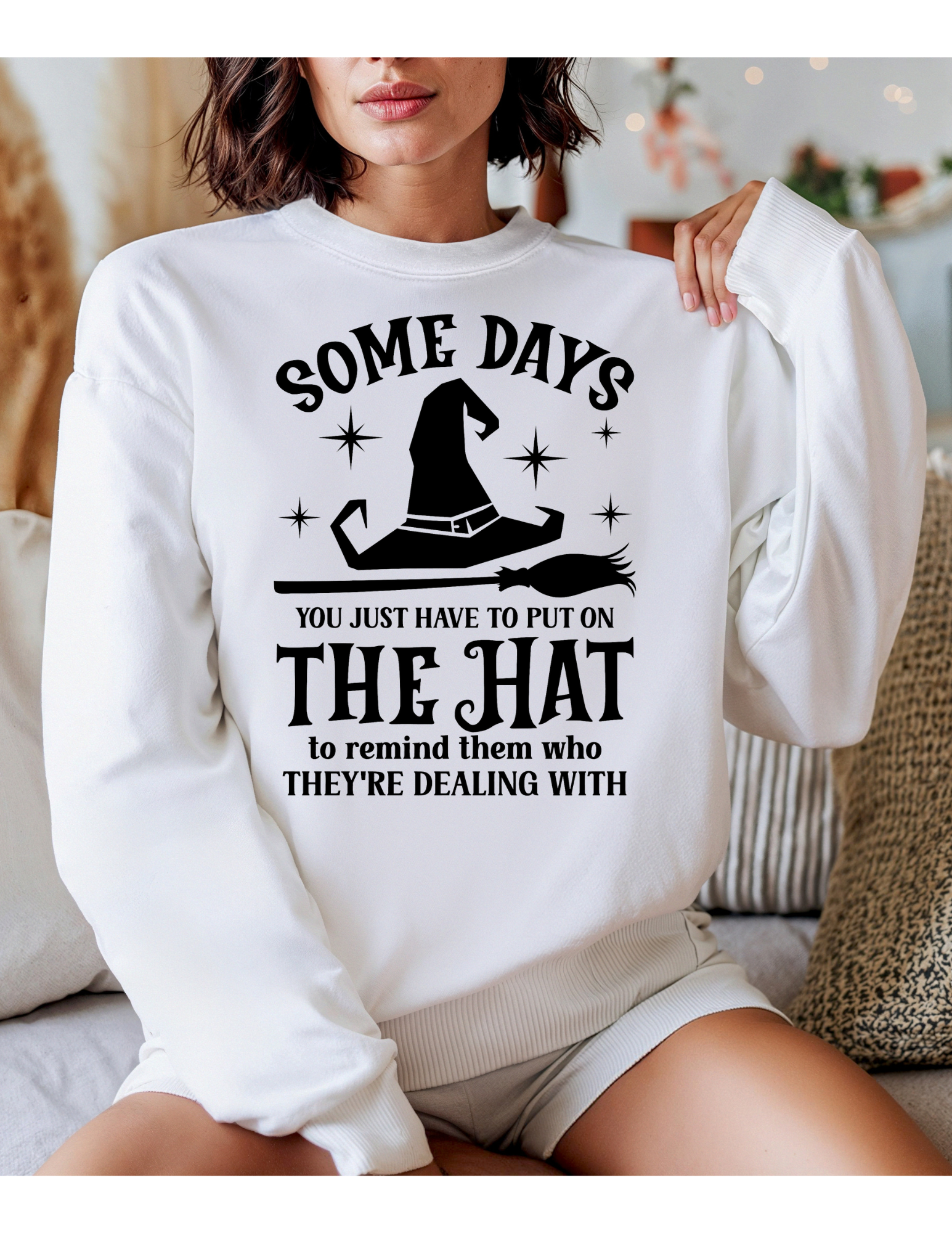 Some days you just have to put on the hat to remind them who they are dealing with