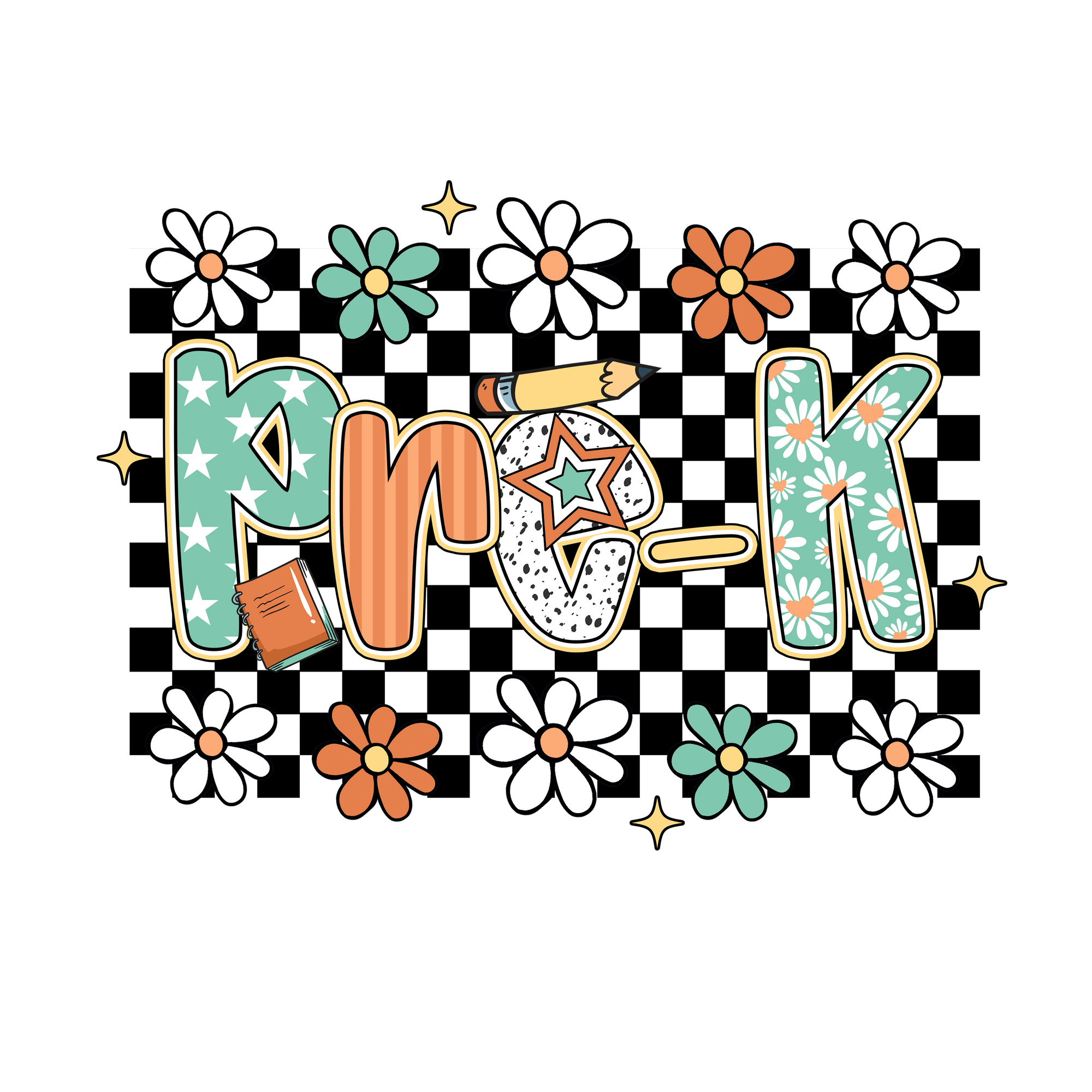 Retro Floral Grade T-shirt